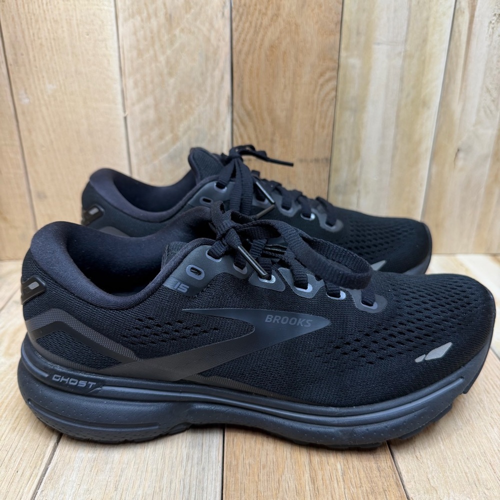 Brooks Women's Ghost 15 Running Shoes Black Size 6.5 Wide - Picture 3 of 10